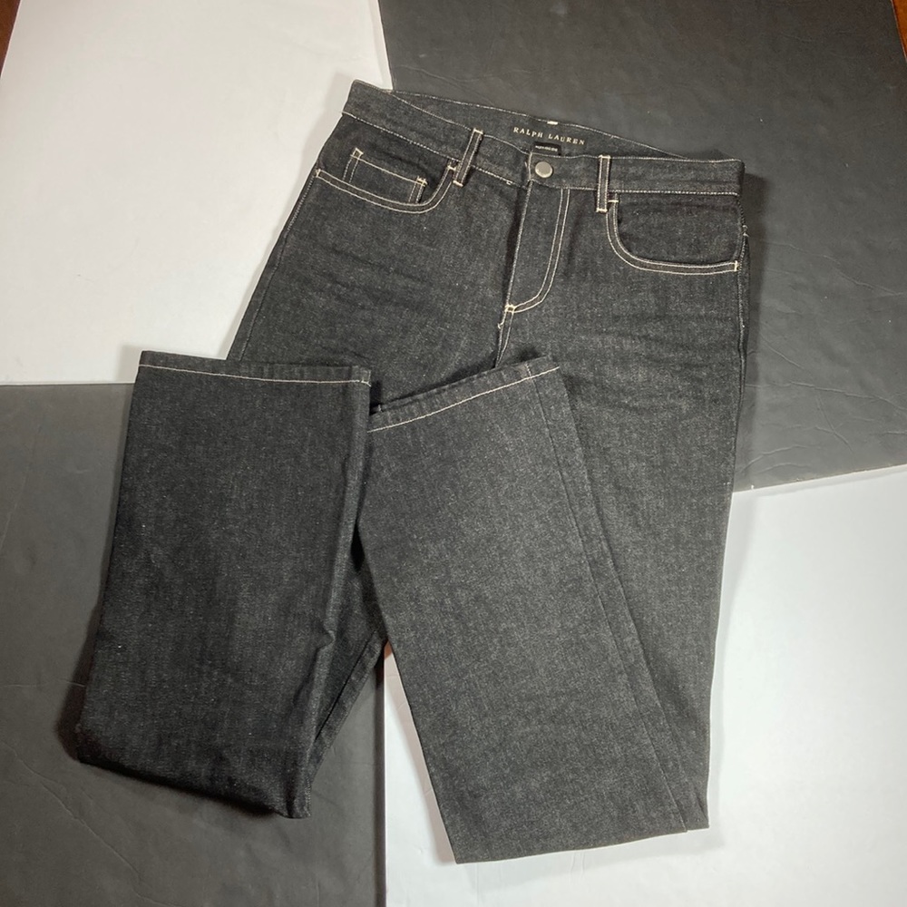 Ralph Lauren Black Straight Leg Jeans